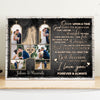 Wife Husband Couple Best Decision Anniversary Personalized Canvas