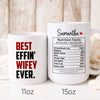 Wife Husband Couple Best Wifey Funny Personalized Mug