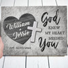Wife Husband Couple God Anniversary Meaningful Personalized Canvas