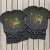 Wife Husband Couple King Queen Funny Personalized Matching Shirt