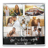 Wife Husband Couple Loves All Anniversary Personalized Necklace Card