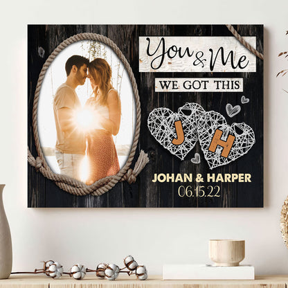 Wife Husband Couple You And Me Personalized Canvas
