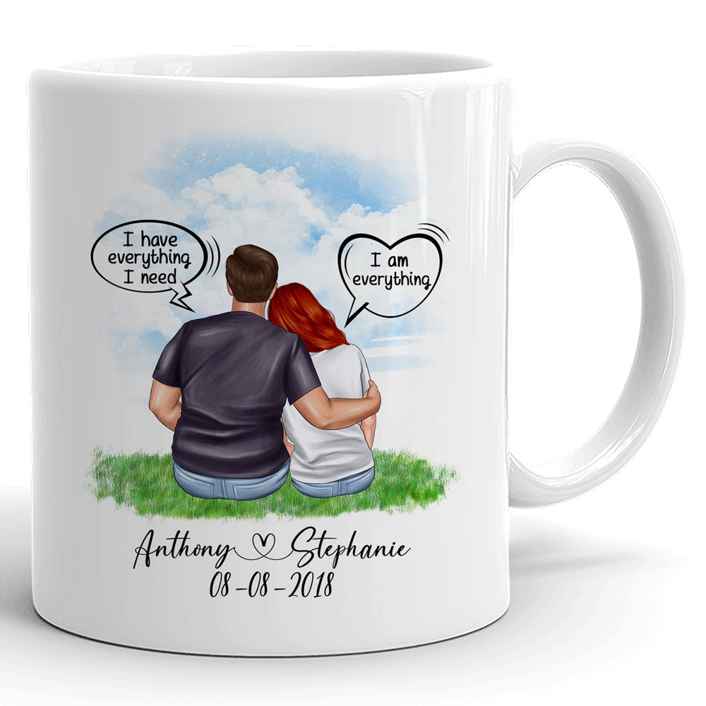 Wife Husband Love Anniversary Couple Personalized Mug