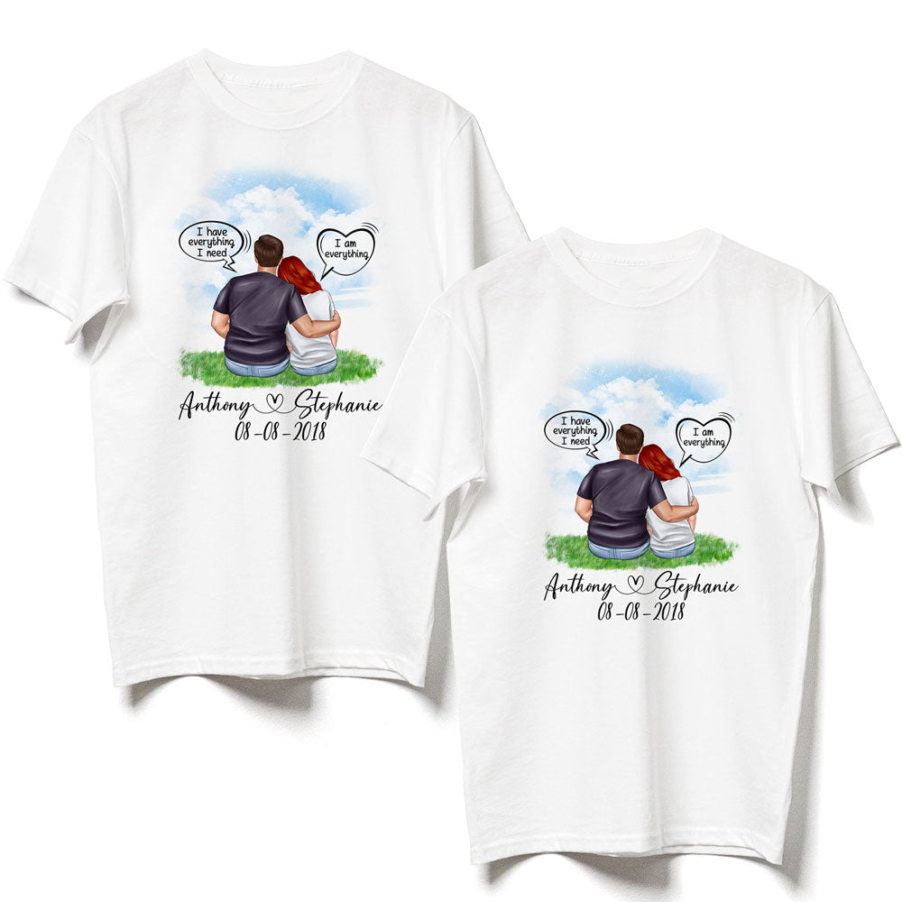 Wife Husband Love Anniversary Couple Personalized Shirt