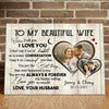 Wife Husband My Always &amp; Forever Anniversary Personalized Canvas