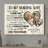 Wife Husband My Always &amp; Forever Anniversary Personalized Canvas