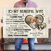 Wife Husband My Always &amp; Forever Anniversary Personalized Canvas