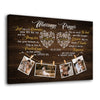 Wife Husband Wedding Couple Married Personalized Anniversary Canvas