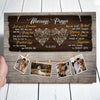 Wife Husband Wedding Couple Married Personalized Anniversary Canvas