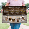 Wife Husband Wedding Couple Married Personalized Anniversary Canvas