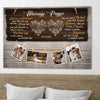 Wife Husband Wedding Couple Married Personalized Anniversary Canvas