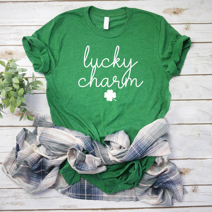 Lucky charm irish shamrock st patricks day shirt