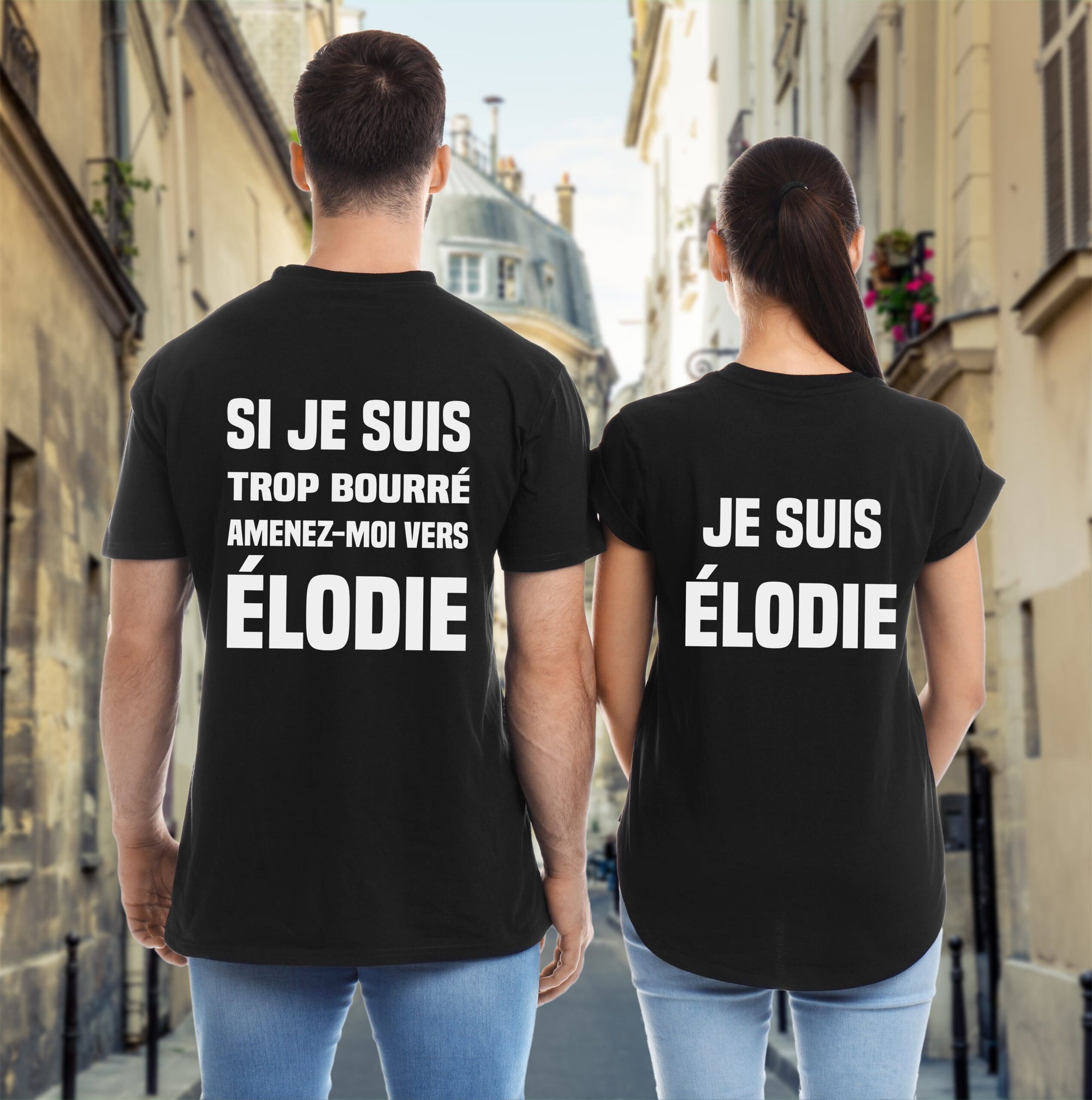 Si Je Suis Trop Bourr Amenez Moi Couples Matching Tshirt Vista