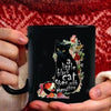 A little black cat goes with everything black mug