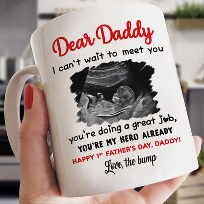 Personalized Happy 1St Mothers Father Day From The Bump Mug