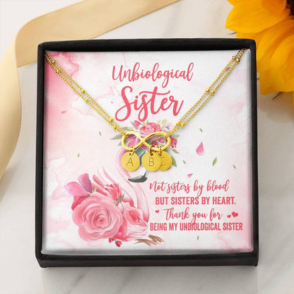 Gift For Friend Sister By Heart Infinity Bracelet With Circle Charms