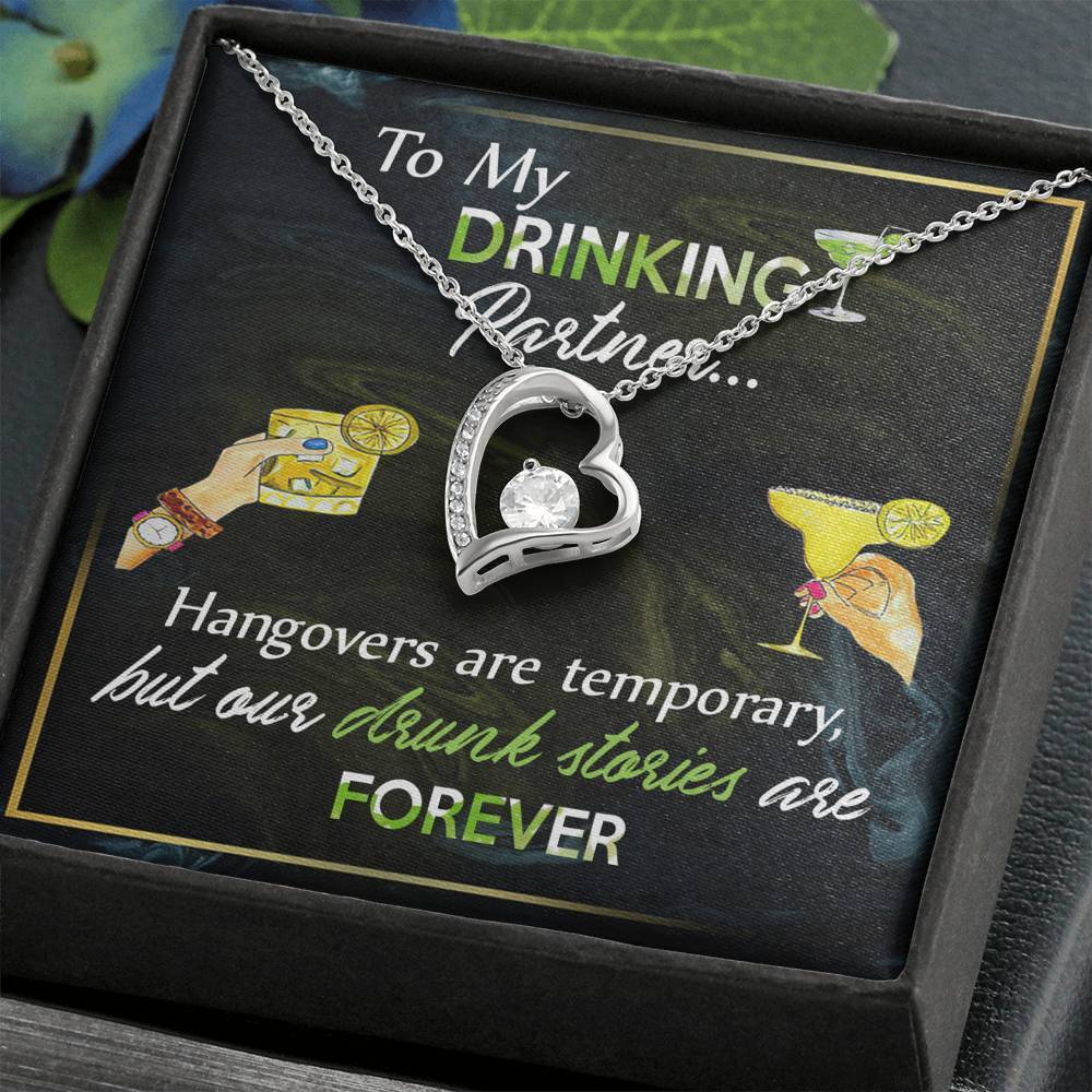 Gift For Friend To My Drinking Partner Alluring Beauty Necklace
