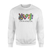 Peace Love Autism Hippie Sweatshirt