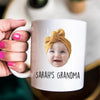 Personalized Baby Name And Picture Mug  Gift For Grandmother
