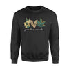 Peace Love Cannabis Weed Mom 420 Sweatshirt