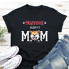 Personalized Gift For Dog Lover Pawsome Dog Mom Tshirt