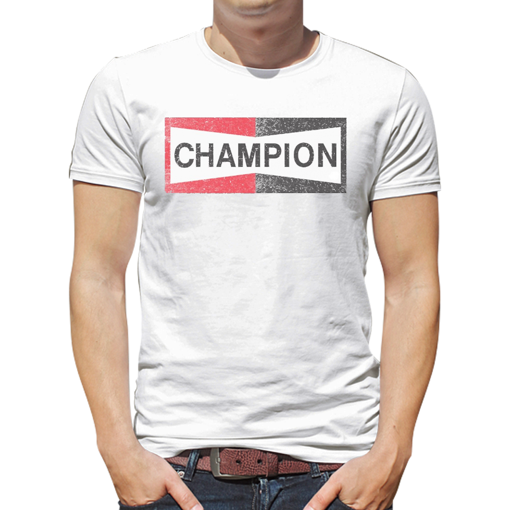 Vista Stars Look Champion Spark Plug Mens Tshirt Gift for Him for Men Unisex T Shirt White M