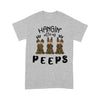 Hangin&#39; With My Peeps Bunny Easter Shirt Gift For Women For GirlsStandard Tshirt