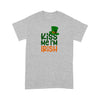 Kiss Me I&#39;m Irish Shamrock Irish Shirt Gift For WomenStandard Tshirt