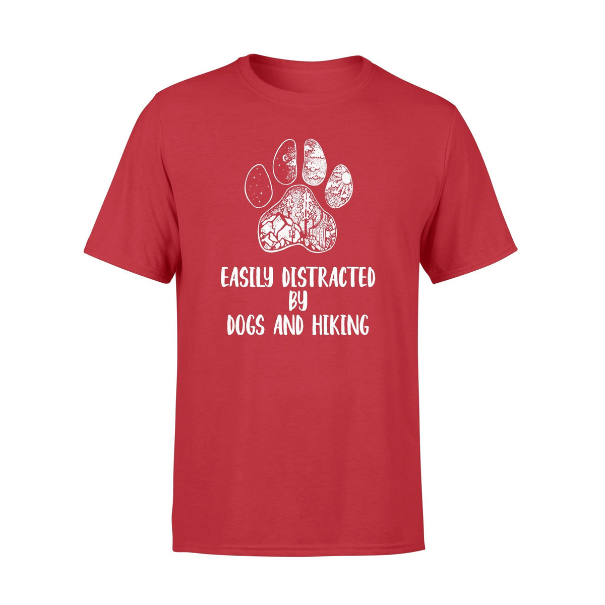Hiking shirt  dog lovers  Standard Tshirt