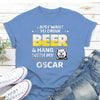 Personalized Gift For Dog Lover Drink Beer And Hang With My Dog Tshirt