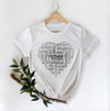 Gift For Mother Caring Brave Supportive Considerate Heart Tshirt