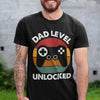 Gift For New Dad Dad Level Unlocked Shirt