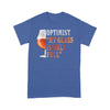 Optimist My Glass Is Half Full Tshirt Gift For Craft Beer Lover