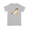 Pug Doing Excersice Shirt Gift For Dog Lover