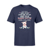 Sleepy pittie shirt  dog lovers  Standard Tshirt