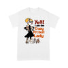 Yes I Am The Crazy Pit Bull Lady Shirt Gift For Dog Lover