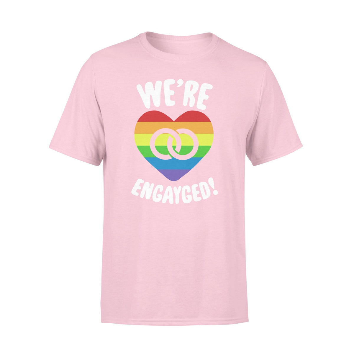 We're Engayged ring LGBT pride month shirtStandard Tshirt