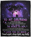 Famtto my girlfriend you mean the world to meblanketperfect gifts for girlfriend