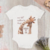 Personalized 1St Mother&#39;s Day Giraffe Baby Bodysuit