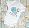 Personalized 1St Mother&#39;s Day Whale Baby Bodysuit