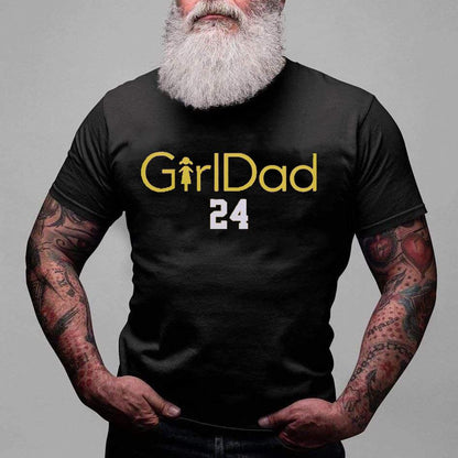 girldad Girl Dad Retro Tshirt