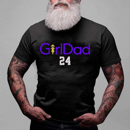 girldad Girl Dad Retro Tshirt