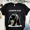 Grandma bear autism shirt