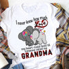 I Never Know How Much Love My Heart Can Hanlde Until Someone Call Me Grandma Elephant Shirt