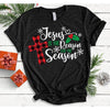 Jesus Is The Reason For The Season Faith Cross Christmas T Shirt