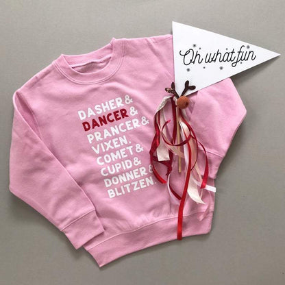 Dasher Dancer Christmas Sweatshirt