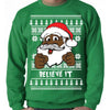 Christmas Gifts Black Santa Believe It Ugly Christmas Sweatshirtshirt