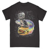 Gift for him  Space cat cheeseburger shirt for cat lover