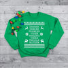 Reindeer Alcohol Ugly Christmas Sweatshirt Gift For Man Woman