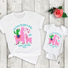 Personalized Our First Mothers Day Llama Shirts